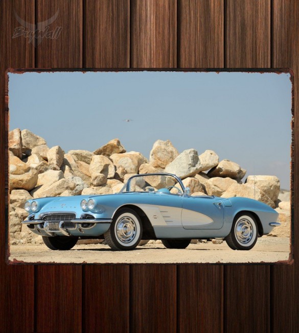Металлическая табличка Corvette C1 196 Металлическая табличка Corvette C1 196